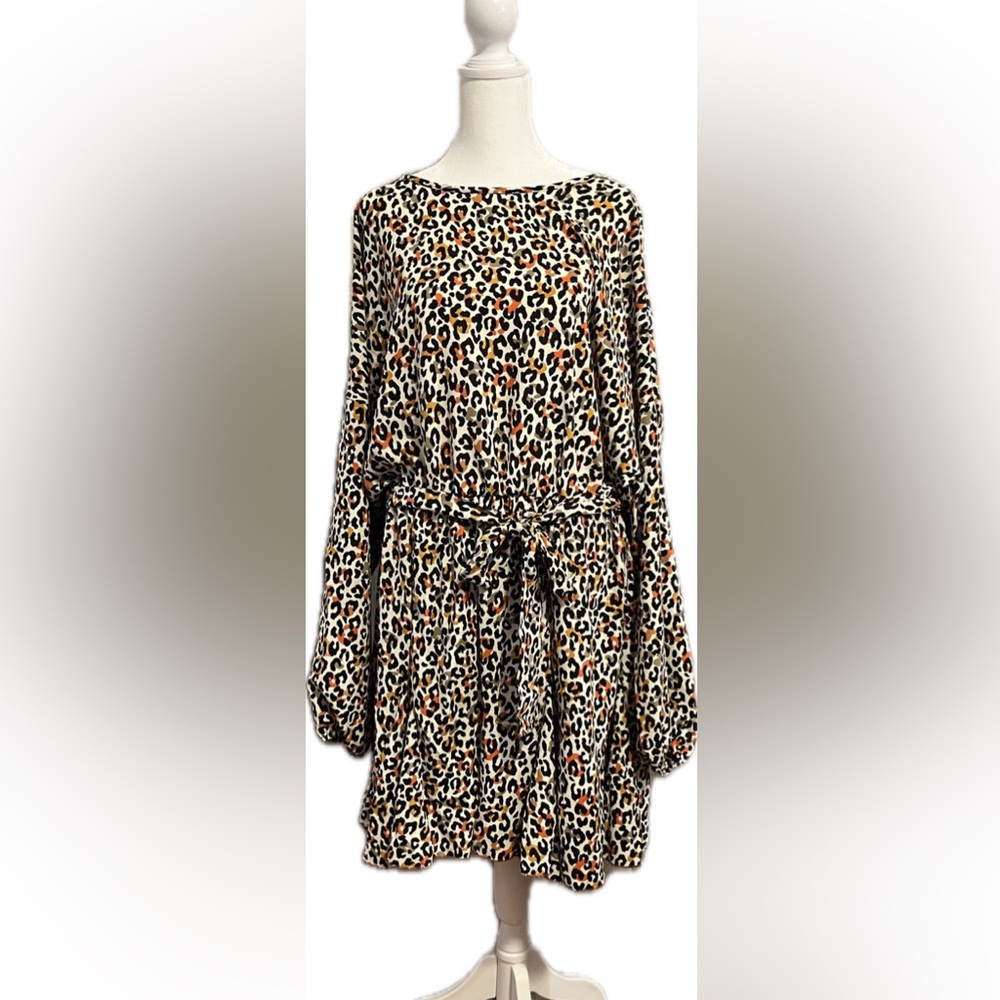 NWOT Plus Sized Haptics Leopard Print Romper Size 2x